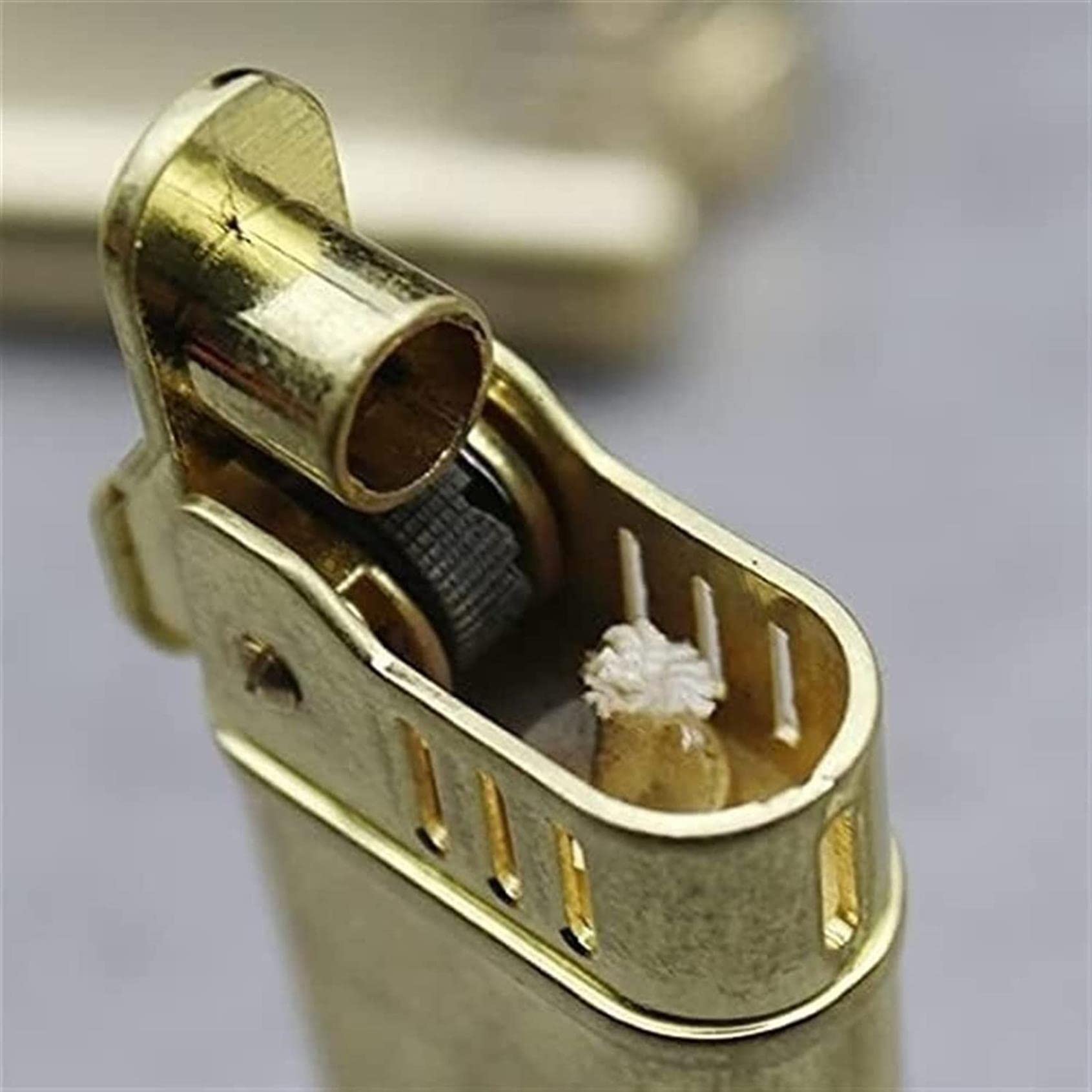 Amazon.co.jp: ビンテージアンティークライタークールな真鍮軽く